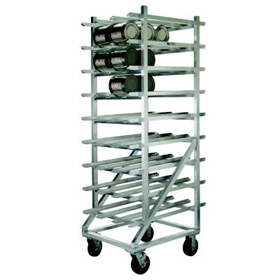 Heavy Duty Can Rack With 6'' Casters