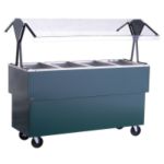Economate Portable Hot Food Unit Hot Food Unit (With Exposed Elements), 120V 3 Wells 44-3/8L