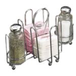 Tabletop Holder 4 Compartment Wire - STOCKED ITEM
