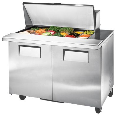 Superior Mega Top Sandwich Prep Table, 48'' - 18 Pan Capacity