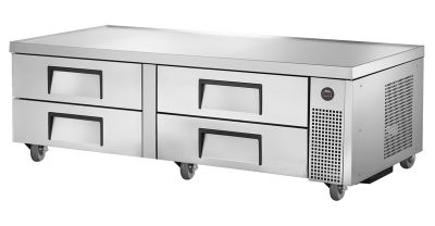 Superior Refrigerated Chef Base, Low Profile - 72''