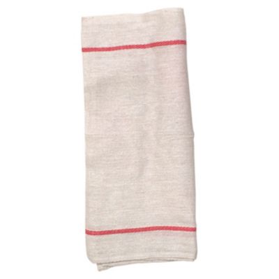 Herringbone Towel Red Stripe