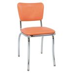 Chair Plain Back With Upholstered Seat and Back, Grade E Uph, Vitro