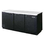 Superior Back Bar Cooler, 79'' W Black