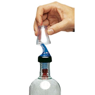 Coverall Shot Glass & Cover 1 oz., 12 per bag