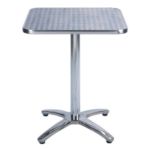 Indoor/Outdoor Aluminum Furniture 24 Square Top With Base- Ships from California