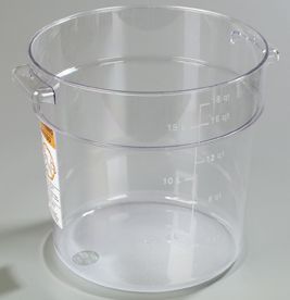 Storplus Round Container 18 Quart Clear - STOCKED ITEM