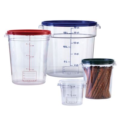 Storplus Round Container 1 Quart Clear - STOCKED ITEM