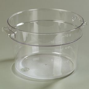 Storplus Round Container 12 Quart Clear - STOCKED ITEM