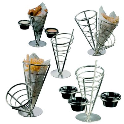 Single Stainless Cone Basket