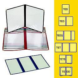 Black 8.5x11 Single Panel Menu