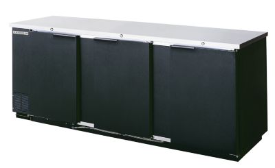 94 Black Back Bar Cooler
