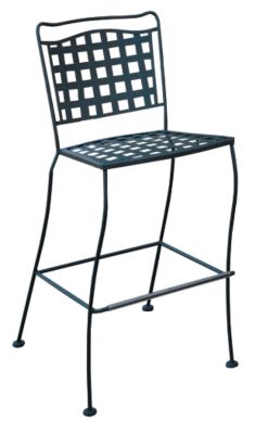 Barstool Wrought Iron Lattice