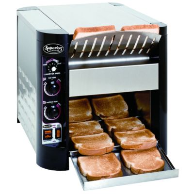 Superior Radiant Conveyor Toaster, 1-1/2'' Opening, 10''W Conveyor