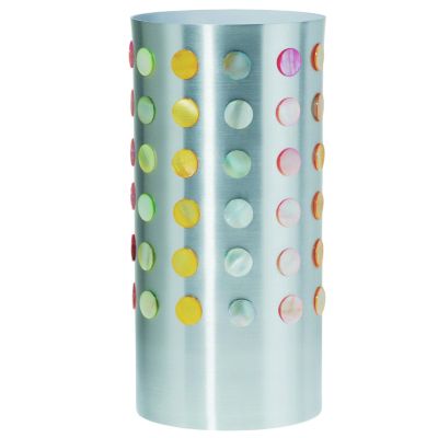 Silver Lamp with Dots