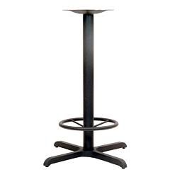 Bar Height Base With Footrest For Tops 36'', 30'' x 30'' Base Plate