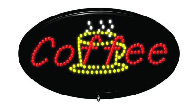 Coffee with Cup LED Sign