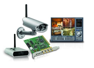 4 Port PCI Card DVR with 1 Camera