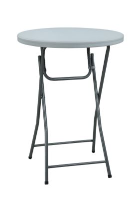 Bar Height Round Folding Table, 31-1/2''