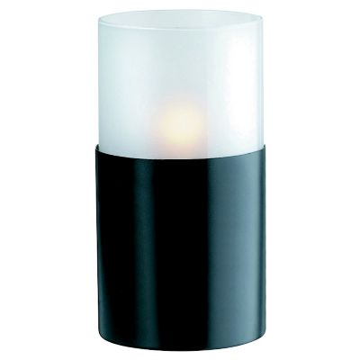 Frost Shade Black Base Lamp