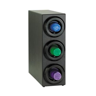 Triple Tower Cup Dispenser Black