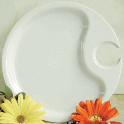 Black Party Plates, 10-1/2'', 6 per case
