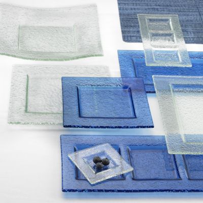 ArcticGlacier Square Plate 4'' - Clear, 36 per case