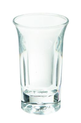 SAN Plastic Shot Glass 1 oz. Tall, 48 per case