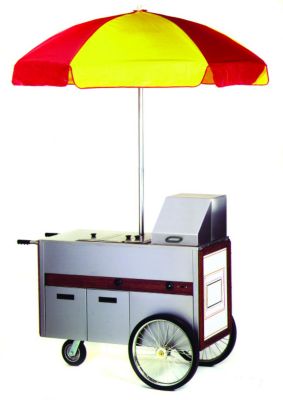 Hot Food Merchandser Cart 120V