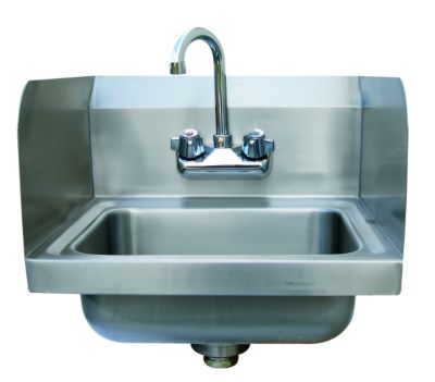Advanced Tabco Hand Sink with Side Splashes