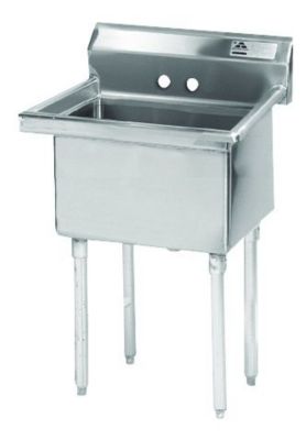 Advance Tabco 23'' Long 12'' Deep Scullery Sink