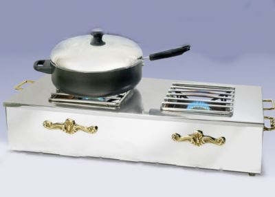 Double Stainless Steel Butane Stove
