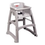 High Chair No Wheels Platinum - STOCKED ITEM