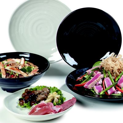 Textured Terra Square Plate 9'' 24 per case 24 per case