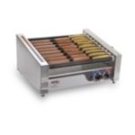 Slanted Nonstick Hot Dog Roller Grill 20 Capacity