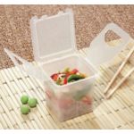 Eco-Takeout, 4 X 4 Jade Single Compartment, Case of 12 - STOCKED ITEM