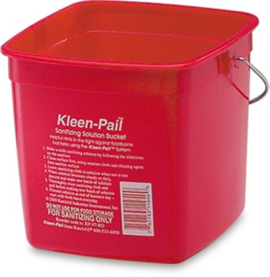 Kleen-Pails 6 Quart Red - STOCKED ITEM