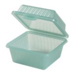 Eco-Takeout, 4-3/4 X 4-3/4 Jade Single Compartment, Case of 24 - STOCKED ITEM