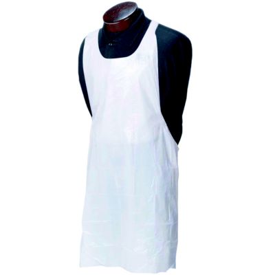 Disposable Apron , White Embossed 24'' x 42''