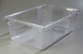 Storplus Food Storage Box 18'' x 26'' x 9'' Clear