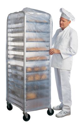Bun Rack Cover, Clear, 50 per roll.