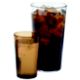 Cambro Colorware Tumbler, Milk, 8 oz. Clear 24 per case - STOCKED ITEM