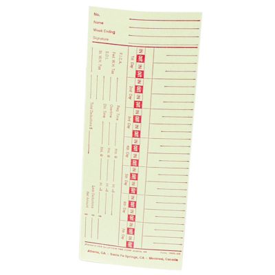 Lathem Time Card Recorder 1000 Time Cards, 9-1/2 lbs.