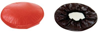 14-1/2'' Red Seat Cover Stool