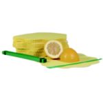 Lemon Wraps, Yellow with Green Ties. 1000 per case. - STOCKED ITEM