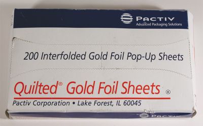 Gold Foil Sheets, 9'' x 10-3/4''