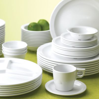 Melamine Bouillon White 8 oz. 24 per case