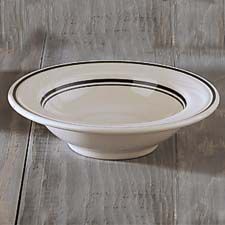Ebony Swirl, Grapefruit 10 oz. Ebony with Black rim accent. 6-3/8'', 36 per case.