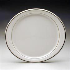 Ebony Swirl, Great Plate, Ebony with Black rim accent, 11'', 1 Dozen per case