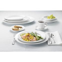 White White, Oval Platter, Wide Rim Bright White 15-1/2'' 6 per case/Cs.